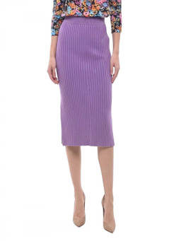 Stella McCartney - Purple Pleated Midi Skirt