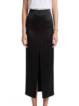 Jil Sander - Black Solid Maxi Skirt