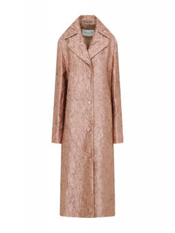 Dries Van Noten - Pink Viscose Coat (S)