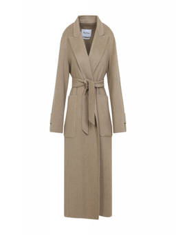 Max Mara - Brown Peaked Lapel Trench Coat