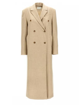 Loulou Studio - Beige Double Breasted Trench Coat (S)
