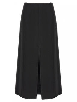Ermanno Scervino - Black Long Cloth Skirt (28)