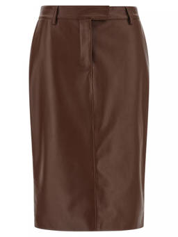 GIUSEPPE DI MORABITO - Brown Leather Skirt (26)