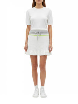 Casablanca - White Regular Mini Skirt
