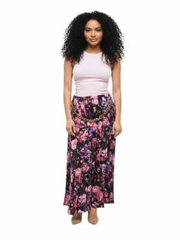 Balenciaga - Multi-Color Floral Maxi Skirt