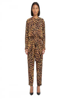 Stella McCartney - Brown Animal Print Jumpsuit