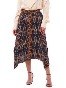 Stella McCartney - Multi-Color Geometric Midi Skirt