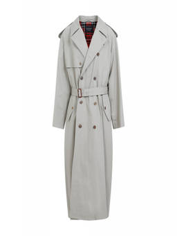 Balenciaga - Beige Military Cotton Coat (XS)