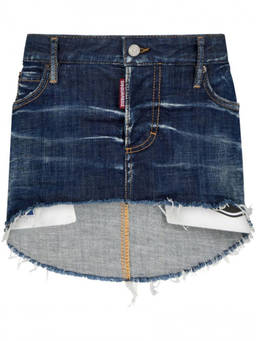 Dsquared2 - Dark Blue Denim Mini Skirt (24)