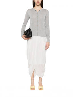 Toteme - White Pleated Midi Skirt (28)