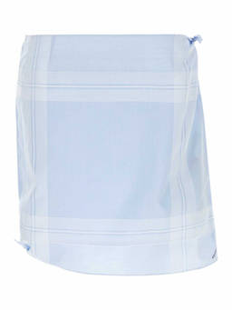 PRADA - Light Blue Cotton Skirt
