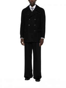 Tagliatore - Black Double Breasted Coat