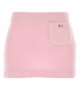 PRADA - Pink Wool Mini Skirt (23)