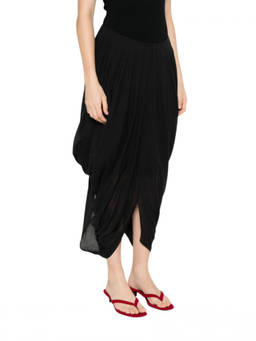 Toteme - Black Solid Midi Skirt (28)