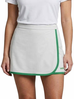 Sporty & Rich - White Color Block Mini Skirt (28)