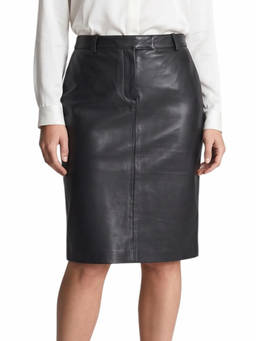 GIUSEPPE DI MORABITO - Black Solid Midi Skirt (28)