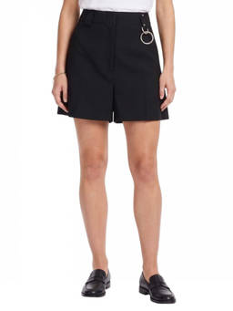 PRADA - Black Solid Mini Skirt