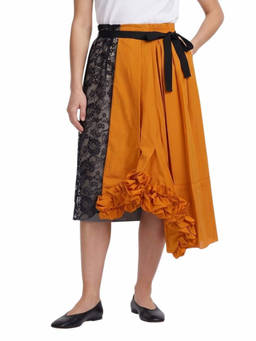 PRADA - Multi-Color Lace Midi Skirt (26)