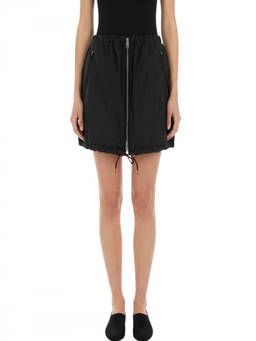PRADA - Black Solid Mini Skirt (24)