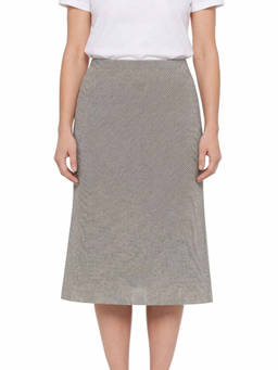 Miu Miu - Grey Textured Mini Skirt (26)
