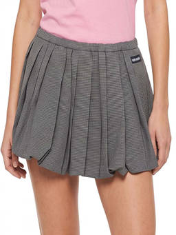 Miu Miu - Grey Checks Mini Skirt (24)