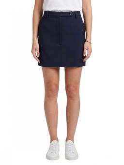 Miu Miu - Navy Blue Solid Mini Skirt (28)