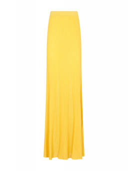 Gabriella Hearst - Yellow Wool Eula Skirt (26)