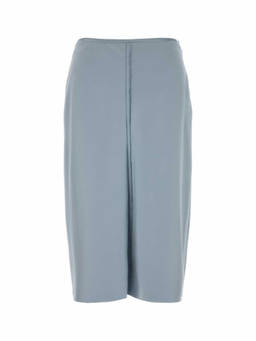 AMI Paris - Light Blue Stretch Satin Skirt (26)