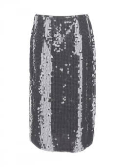 Rotate Birger Christensen - Dark Grey Midi Skirt