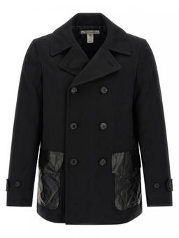 COMME des GARCONS - Black Double-Breasted Caban Coat (M)