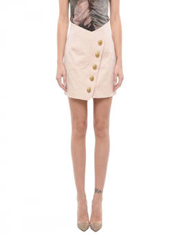 BALMAIN - Light Pink Above Knee Skirt (24)