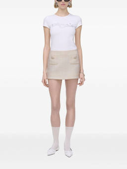 Marc Jacobs - Beige Tweed Mini Skirt (28)