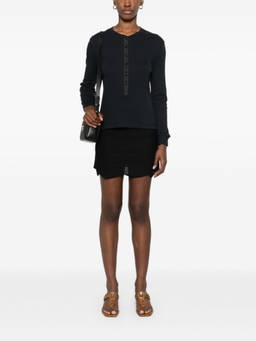 Tom Ford - Black Knitted Mini Skirt (28)