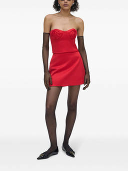 Marc Jacobs - Red Duchess Satin Skirt (26)