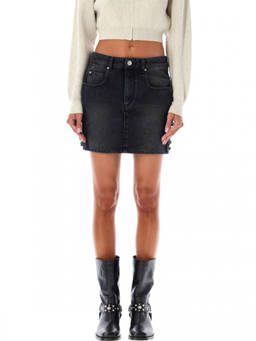 Marant Etoile - Black Stessy Denim Skirt (26)