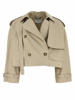 Stella McCartney - Sand Cotton Trench Coat