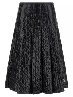 Moncler - Black Laqu Nylon Skirt