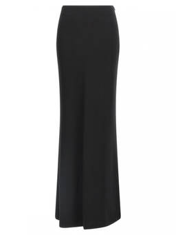 Alessandra Rich - Black Long Silk Skirt (28)