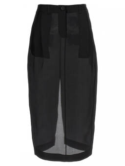 KHAITE - Black Lucian Skirt