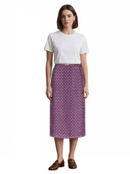 Gucci - Purple Printed Midi Skirt (26)
