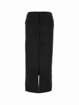 Givenchy - Black Front-Slit Maxi Skirt (23)