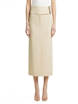 Sportmax - Off White Calf Length Skirt (28)