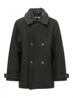Our Legacy - Black Regular Peacoat