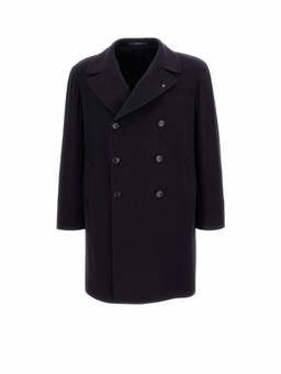 Tagliatore - Dark Blue Double Breasted Coat