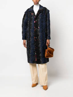 Vitelli - Blue Printed Coat