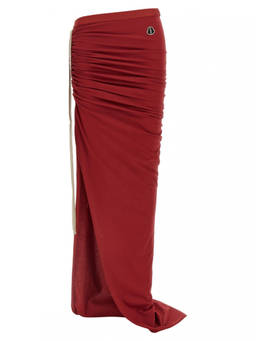 Rick Owens - Red Adjustable Moncler Rick Owens Skirt