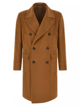 Tagliatore - Light Brown Tailored Coat