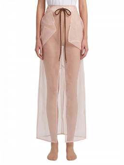 Simone Rocha - Pink Brown Midi Skirt (26)