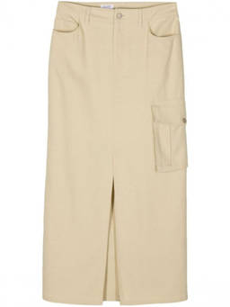 Filippa K - Beige Crepe Cargo Skirt