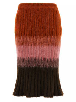 Fendi - Multi-Color Wool Skirt